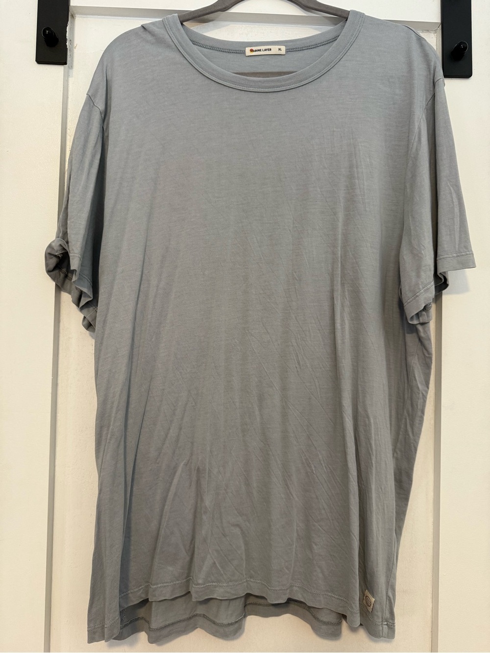 Marine Layer Men’s Crew Neck T-Shirt in Light Blue
